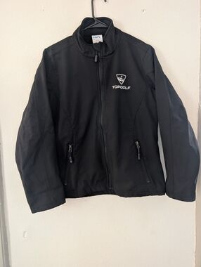 HP Black Softshell Full-Zip Jacket